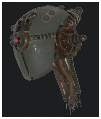 Fallout 76 Items: Salvaged Assaultron head